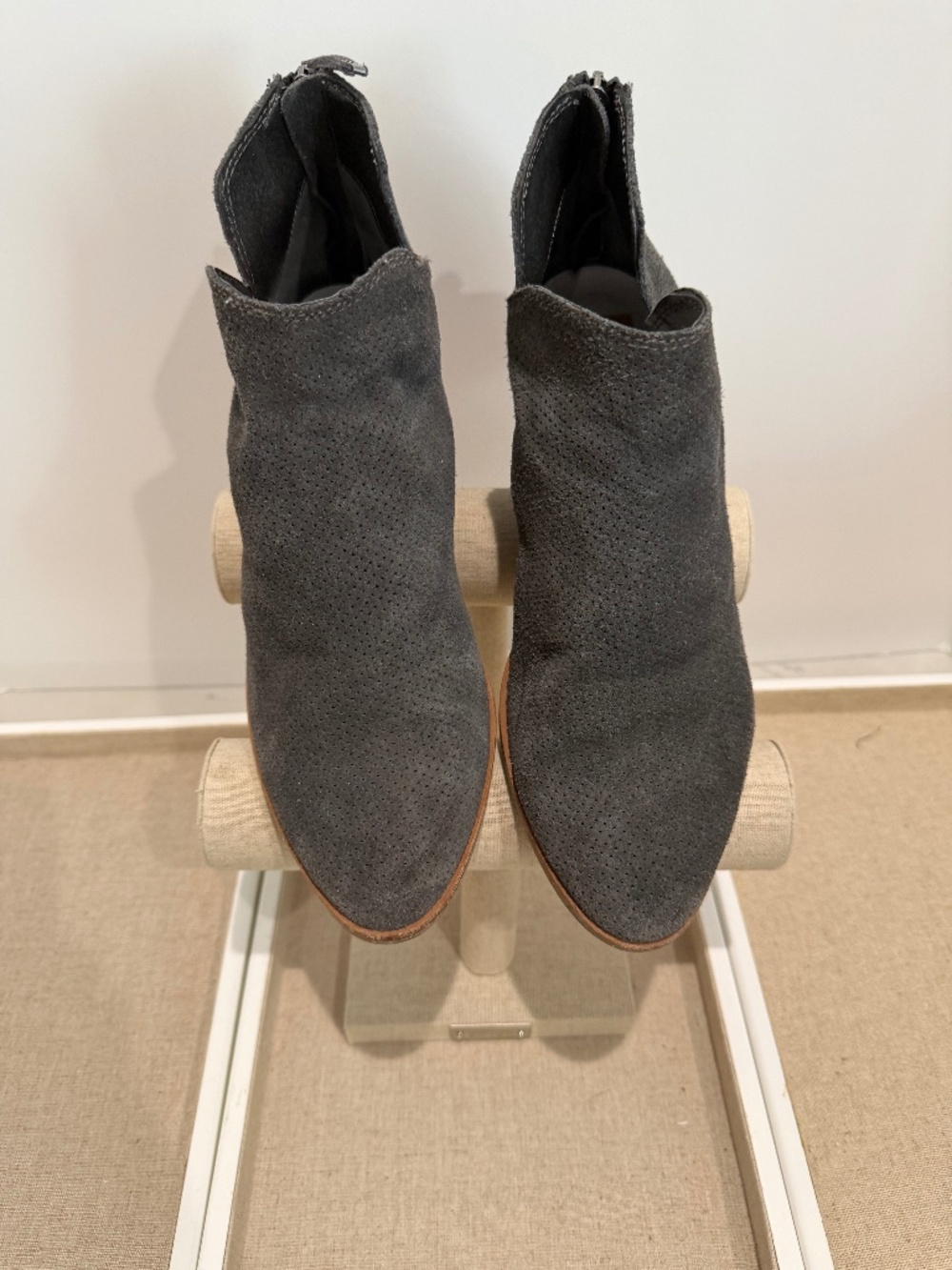 Dolce Vita Gray Suede Bootie